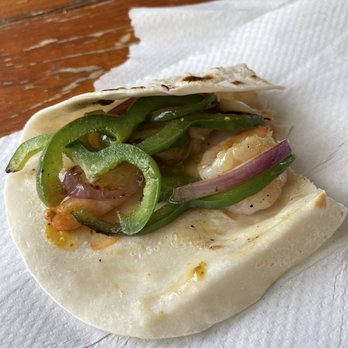 Sabor Tapatio - Shrimp tacos from the other taco truck . Very yummy . Loved how the onions and peppers were still crunchy . - Food Trucks Near Me - Austin, Texas Sabor Tapatio - Shrimp tacos from the other taco truck . Very yummy . Loved how the onions and peppers were still crunchy . - Food Trucks Near Me - Austin, Texas