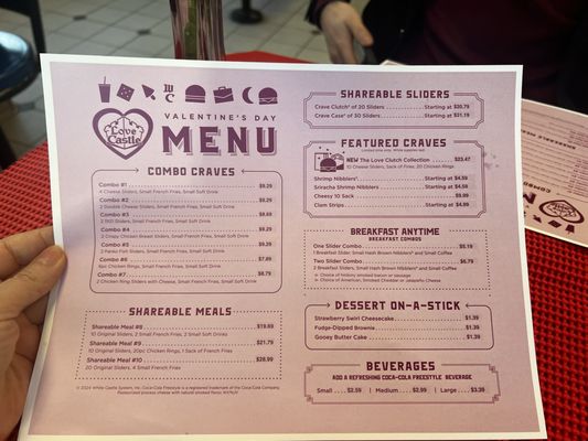 Menu photo 1 White Castle Metuchen, NJ Menu photo 1 White Castle Metuchen, NJ