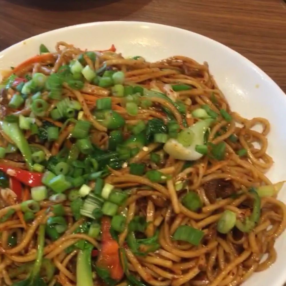 Little Tibet - Spicy Pork Chowmein - Indian Near Me - Boulder, Colorado