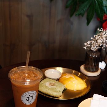 Long Cha Thai Cafe - Thai tea and mango sticky rice - Desserts Near Me - Beacon, New York Long Cha Thai Cafe - Thai tea and mango sticky rice - Desserts Near Me - Beacon, New York