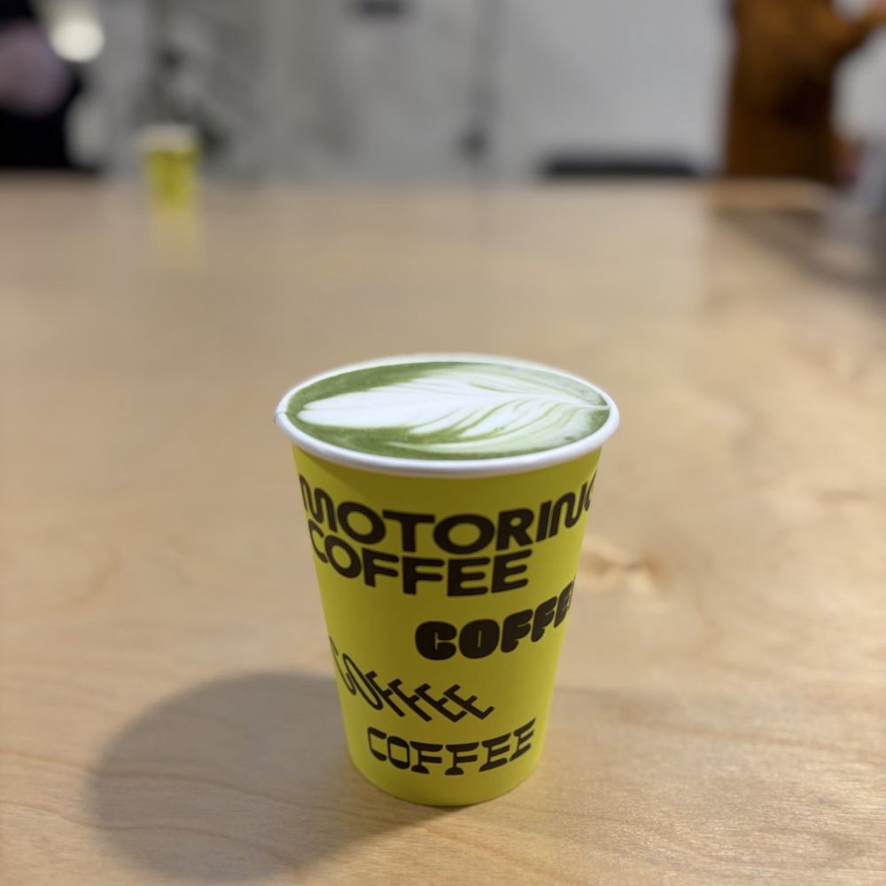 Motoring Coffee - Matcha blueberry latte - Coffee & Tea Near Me - San Francisco, California Motoring Coffee - Matcha blueberry latte - Coffee & Tea Near Me - San Francisco, California