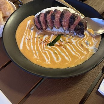 Hanuman Thai Eatery - Panang with Hangar Steak - Thai Near Me - Costa Mesa, California