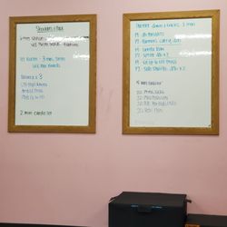 Blush Boot Camp - Daily workout boards