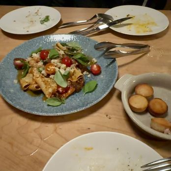 State Bird Provisions - Yuba noodles and Duck Liver Mousse - Tapas/Small Plates Near Me - San Francisco, California