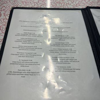 Main Street Diner - Menu - New American Near Me - Frankfort, Kentucky Main Street Diner - Menu - New American Near Me - Frankfort, Kentucky