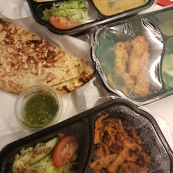 Punjabi Masala - Vegetable Pakora, Chicken Pakora, Mango Chicken and plain Nan/Tandoori roti