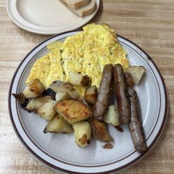 Nick & Joan's Place - Nick #2 -- 2 eggs, home fries, toast of choice, meat of choice -- $10.50
