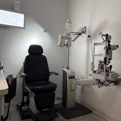 Ascent Eye Care & Eyewear Gallery - Looks ominous...BUT...comfy and where Dr Boone takes care of patients.