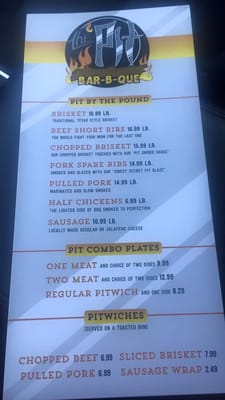 Menu photo 3 The Pit BBQ San Angelo, TX