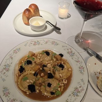 V. Mertz - Braised Lamb Ravioli (with special touch of caviar). - New American Near Me - Omaha, Nebraska V. Mertz - Braised Lamb Ravioli (with special touch of caviar). - New American Near Me - Omaha, Nebraska