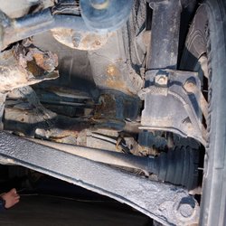 Barboursville Pre-Owned Auto Sales - Rear wheels detached, only held on by struts
