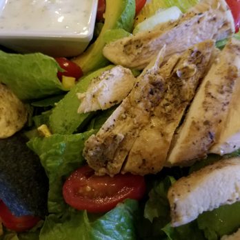 Parkside Meadow - Avocado Ranch Salad with the $4.00 chicken upgrade. Definitely could've made this at home. - American Near Me - Buffalo, New York Parkside Meadow - Avocado Ranch Salad with the $4.00 chicken upgrade. Definitely could've made this at home. - American Near Me - Buffalo, New York
