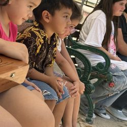 Anthony the Magic - Kiddos just watching :). .