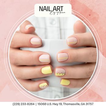 Nails Art By Anna - Classic square-shaped nails meet Christmas magic!
Add snowflake patterns or candy cane stripes for the ultimate holiday glam. - Nail Salons Near Me - Thomasville, Georgia Nails Art By Anna - Classic square-shaped nails meet Christmas magic!
Add snowflake patterns or candy cane stripes for the ultimate holiday glam. - Nail Salons Near Me - Thomasville, Georgia