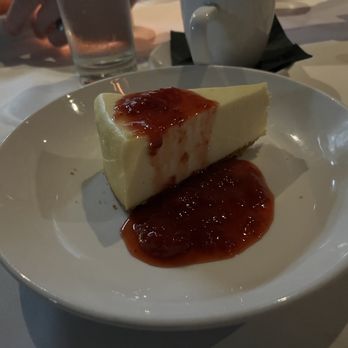 The Tenderloin Room - Cheesecake with strawberry compote - Steakhouses Near Me - Saint Louis, Missouri The Tenderloin Room - Cheesecake with strawberry compote - Steakhouses Near Me - Saint Louis, Missouri