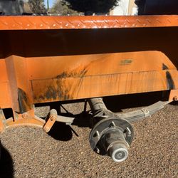 Grand Canyon Trailers - Christmas Eve. Ist time using the trailer. Axle feel off