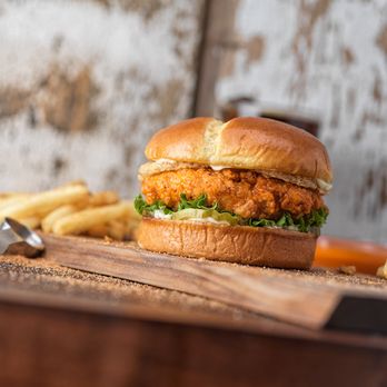 Slim Chickens - a chicken sandwich and french fries - Chicken Shop Near Me - Maricopa, Arizona