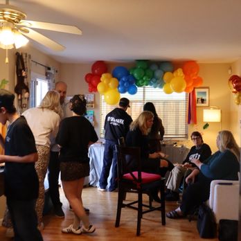 Poptastic Parties - 8ft rainbow garland perfect size for our home party, not too big - Balloon Services Near Me - Pleasanton, California