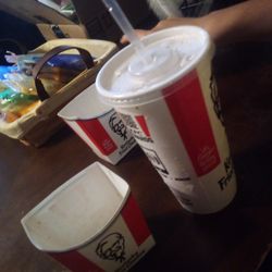 KFC - The fries were good but the  brisk was watered down but the KFC famous bowl was pretty good