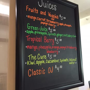 G Cafe - a menu on a blackboard - Coffee & Tea Near Me - Providence, Rhode Island