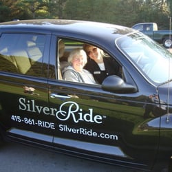 SilverRide - A SilverRide client enjoying an outing with a friendly driver escort
