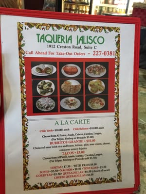 Menu photo 6 Taqueria Jalisco Paso Robles, CA Menu photo 6 Taqueria Jalisco Paso Robles, CA