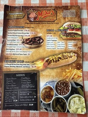 Menu photo 2 Mike's Trackside BBQ Blue Ridge, GA