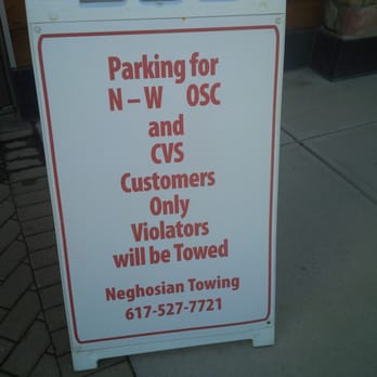 CVS Pharmacy - If you park, go in and out quickly!  Their towing company will take a photo of your plate and harass you in the parking lot. - Drugstores Near Me - Wellesley, Massachusetts