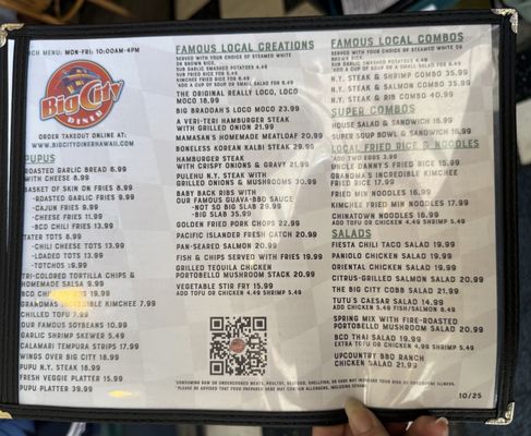 Menu photo 8 Big City Diner - Kailua Kailua, HI