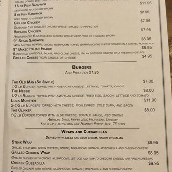 LochMon Tavern - Sandwiches, Burgers, Wraps and Quesadillas - Bars Near Me - Elizabeth, Pennsylvania