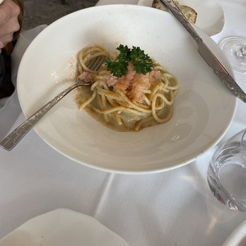 Ristorante Tasso - Cacio e pepe with shrimp tartare - Italian Near Me - Sorrento, NA Ristorante Tasso - Cacio e pepe with shrimp tartare - Italian Near Me - Sorrento, NA