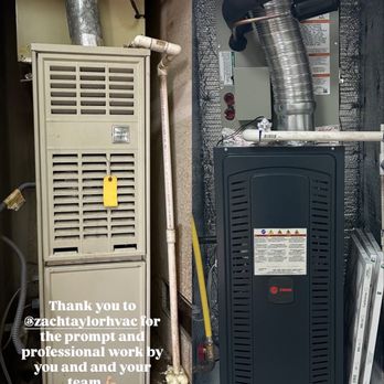 Zach Taylor Heating And Air - Comparing our old furnace closet to the brand new one - Heating & Air Conditioning/HVAC Near Me - San Dimas , California Zach Taylor Heating And Air - Comparing our old furnace closet to the brand new one - Heating & Air Conditioning/HVAC Near Me - San Dimas , California
