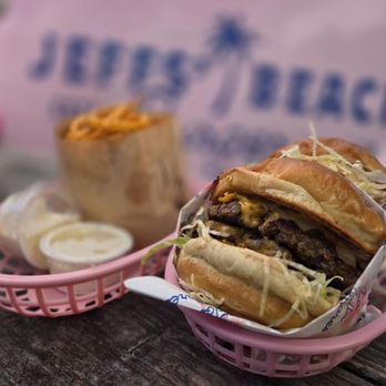 Jeffs' Beach Burgers - Jeff's Double-Double and Curly Fries - Burgers Near Me - San Diego, California Jeffs' Beach Burgers - Jeff's Double-Double and Curly Fries - Burgers Near Me - San Diego, California