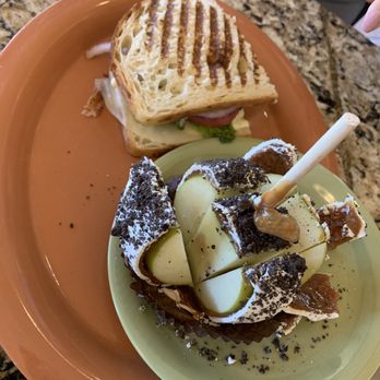 Kneaders Bakery & Cafe - Caramel Apple & Veggie Panini - Cafes Near Me - Parker, Colorado