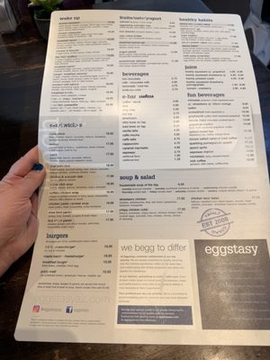 Menu photo 2 Eggstasy Chandler, AZ