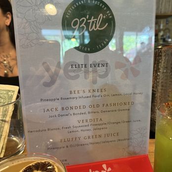 HAPI Elite Event: 93' Til - cocktail selections - Yelp Events Near Me - Houston, Texas HAPI Elite Event: 93' Til - cocktail selections - Yelp Events Near Me - Houston, Texas