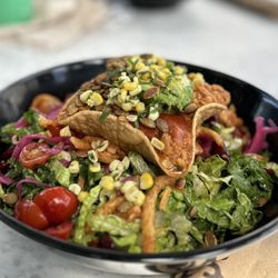 Local Foods - Vegan Taco Salad. Things are getting expensive!