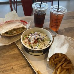 Pita Sandwich, Rice Bowl, Fries Side Pita Sandwich, Rice Bowl, Fries Side