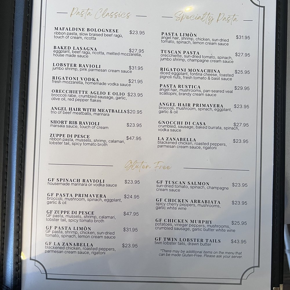 Augie's Trattoria - Menu - Italian Near Me - Harrington Park, New Jersey Augie's Trattoria - Menu - Italian Near Me - Harrington Park, New Jersey