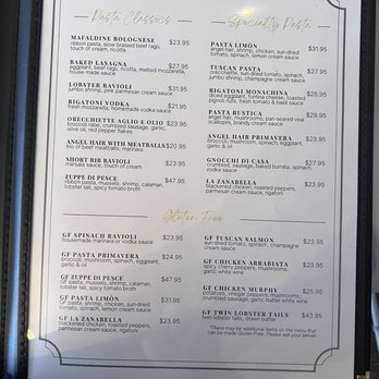 Augie's Trattoria - Menu - Italian Near Me - Harrington Park, New Jersey Augie's Trattoria - Menu - Italian Near Me - Harrington Park, New Jersey