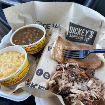 Dickey's Barbecue Pit - Pulled Pork Plate - Barbeque Near Me - Asheville, North Carolina