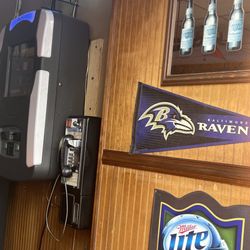 Raven Inn - TouchTunes jukebox and a PAYPHONE