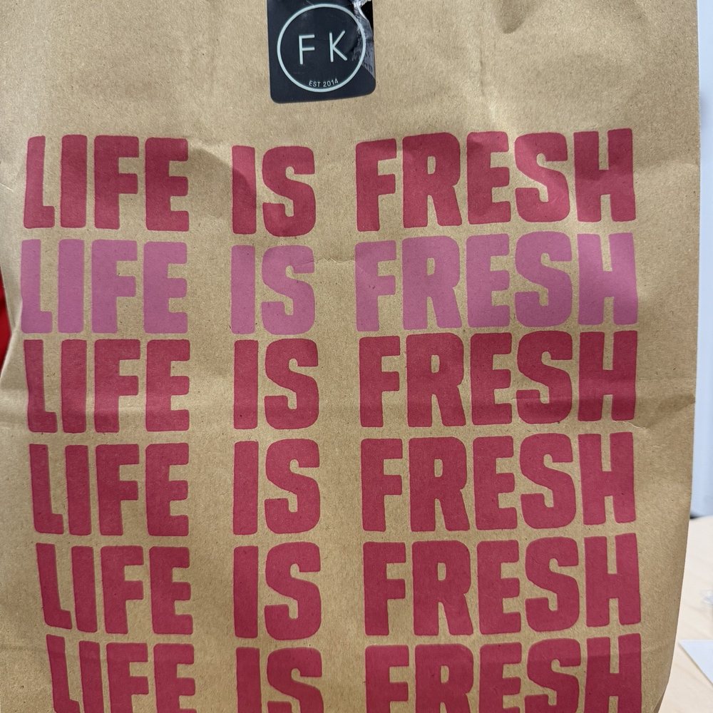 Fresh Kitchen - Their bag for the food - Vegetarian Near Me - Orlando, Florida Fresh Kitchen - Their bag for the food - Vegetarian Near Me - Orlando, Florida