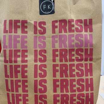Fresh Kitchen - Their bag for the food - Vegetarian Near Me - Orlando, Florida Fresh Kitchen - Their bag for the food - Vegetarian Near Me - Orlando, Florida