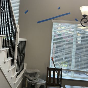 Ismael’s painting service - Patches. Only 1 light coat done - Painters Near Me