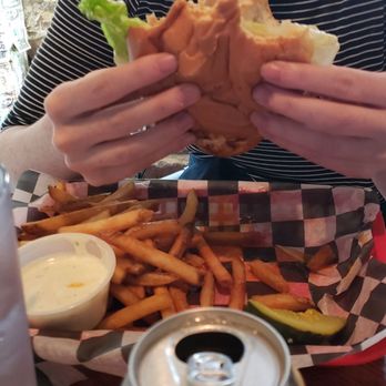 The Griffon - Grilled Buffalo Chicken Sandwich and Fries - Pubs Near Me - Charleston, South Carolina The Griffon - Grilled Buffalo Chicken Sandwich and Fries - Pubs Near Me - Charleston, South Carolina
