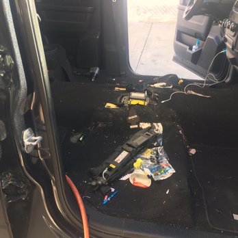 Ultra Trim Auto Restyling - under seat mess courtesy of my 3 kids.  All cleaned up by ULTRA TRIM  before seats were put back in!! - Auto Upholstery Near Me - Carson, California