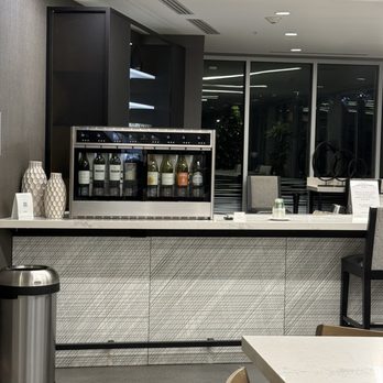Hotel Trio Healdsburg - Self serving wine dispenser ,( saves time and easier to sample a little bit of this, a little bit of that) - Hotels Near Me - Healdsburg, California