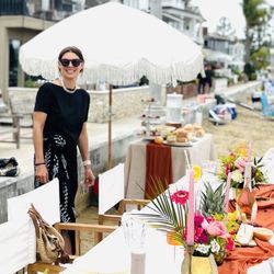 Mel and the gorgeous table