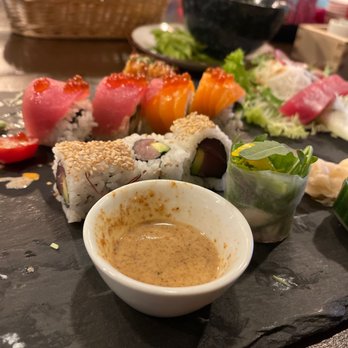 SAM - sushi and meat - Sushi &Friends platter.. half finished - Sushi Bars Near Me - Munich, BY SAM - sushi and meat - Sushi &Friends platter.. half finished - Sushi Bars Near Me - Munich, BY
